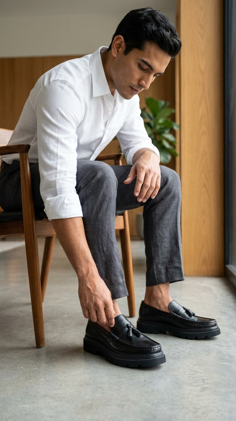 Mocasín Génova 8659C Negro
